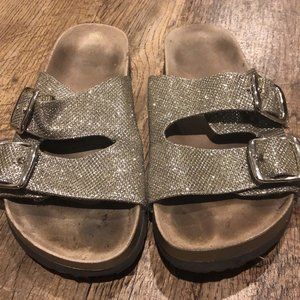 Gold sandals